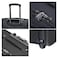Eminent Water Repellant Multi Compartment Unisex Pilot Case Trolley For Business Travel And Office, V135-17, Black