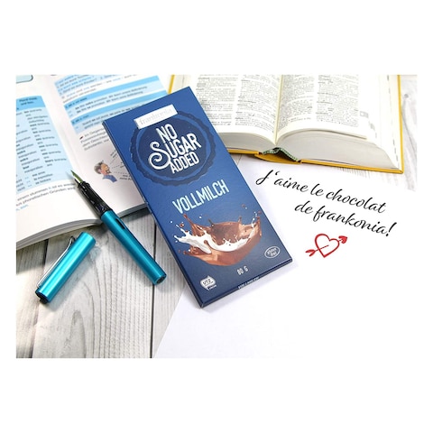 FRANKONIA MILK CHOCO MALTITOL 80G
