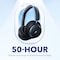 Soundcore by Anker Space Q45 Adaptive Noise Cancelling Headphones, Ultra Long 50H Playtime, App Control, Hi-Res Sound with Details, Bluetooth 5.3, Ideal for Traveling Black