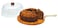 Cake Stand With Lid And Server Set Multicolour 29cm 3 PCS