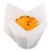Generic Rwa0259 Tulip Petal Baking Cups: Small 0.4-Oz Grease Proof Paper Baking Cup - Perfect For Muffins, Cupcakes Or Mini Snacks - Sugar White - Disposable And Recyclable - 200-Ct