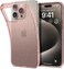 Spigen Liquid Crystal Glitter designed for iPhone 15 Pro Max case cover - Rose Quartz