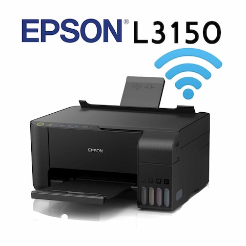 طابعة ايبسون ايكو تانك الكل في واحد، اسود - L3150