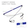 Generic-Portable Pilates Bar Kit Resistance Band Muscle Toning Bar Home Gym Pilates Body Workout