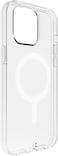 BodyGuardz Carve designed for iPhone 15 Pro compatible with MagSafe case cover with Lanyard - Clear