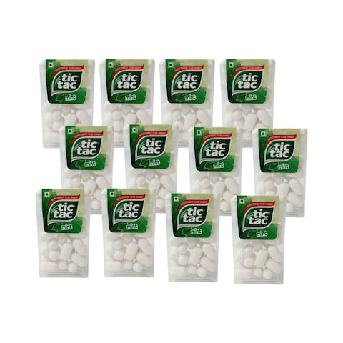 Tic Tac Mint Gum - 10.2 gram - 12 Pieces
