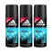 Adidas Ice Dive Deodorant 150ml Pack of 3