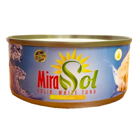 Mirasol Solid White Tuna Sunflower Oil 160GR