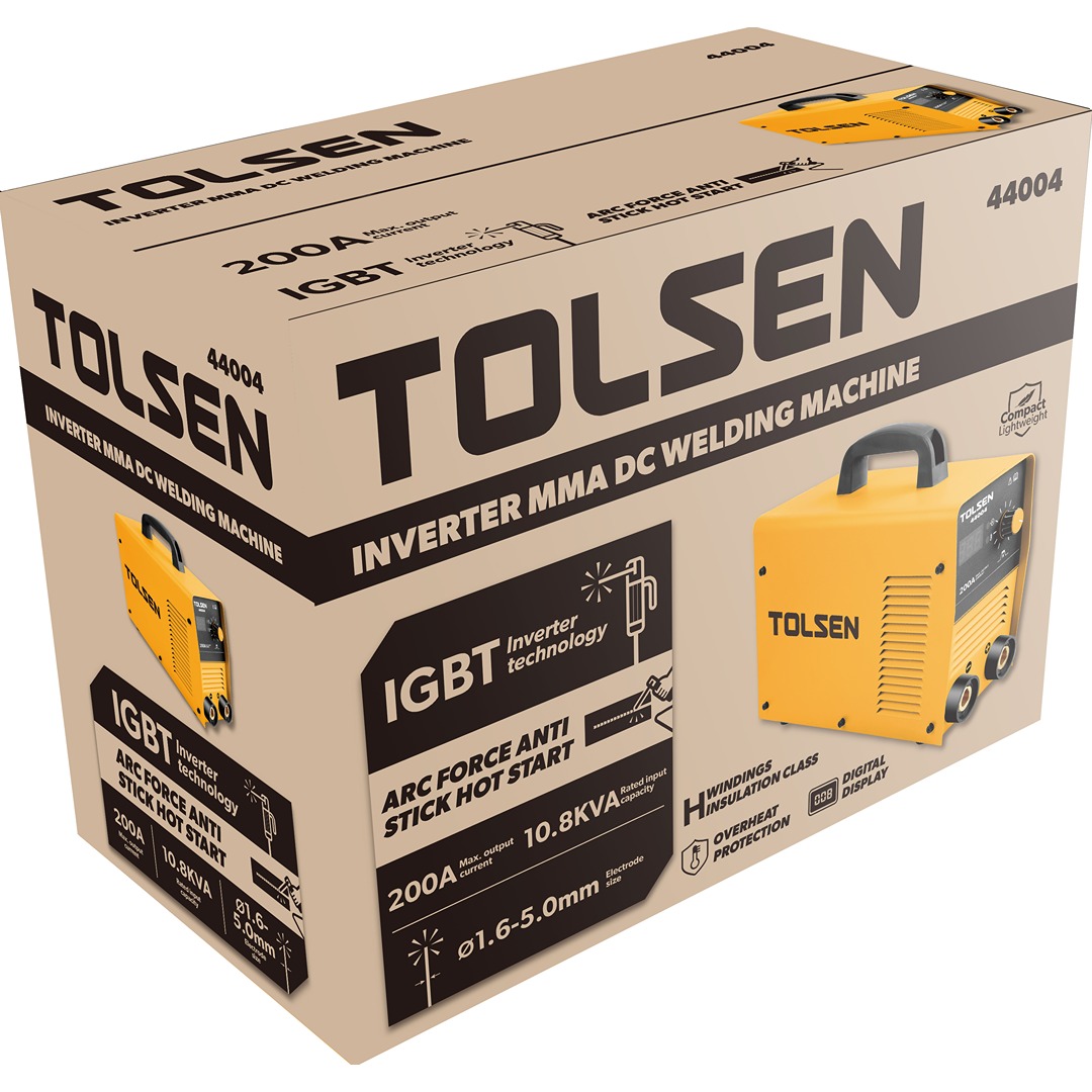 Tolsen,Inverter mma dc welding machine,44004,