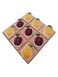 Wooden Creative Tic Tac Toe Board  Game Fruits Matching 
