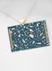 Lowha Decorative Acrylic Serving Tray With Gold Metal Handles And Terrazzo Design 20x30 cm