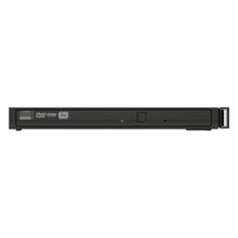 Buffalo  Slim and Portable DVD, DVSM-PT58U2VB , Integrated USB cable