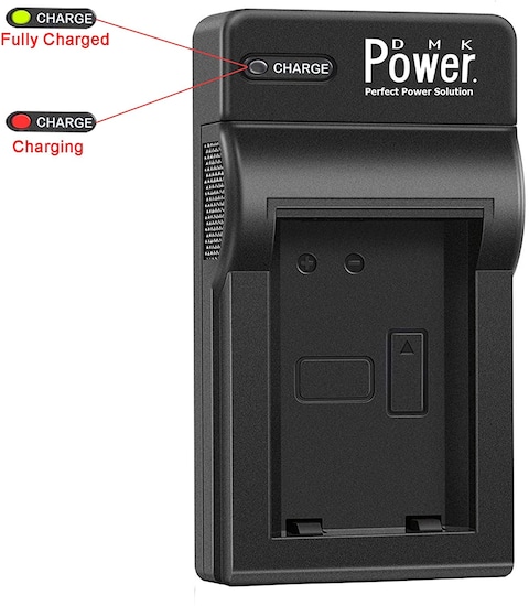 DMK Power LP-E6 Single Slot USB Battery Charger for Canon EOS 6D 60D 70D 7D Mark II