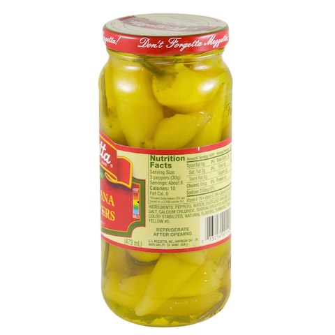 Mezzetta Hot Banana Wax Peppers 473ml