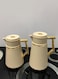 Royal Camel Thermos Set Of 2 Pieces For Coffee And Tea Light Brown/Golden 1 Liter And 0.5 Liter
