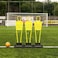 ULTIMAX Football Mini Free Kick Mannequins Sports Soccer Free-Kick Mannequins Soccer Training Equipment Soccer Equipment for Training (Random color)