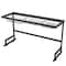 Kitchen Supplies Storage Counter Organizer Utensils Holder Stainless Steel Display- Kitchen Space Save Stainless Steel Kitchen Shelf Organizer Dishes Drying Rack Over Sink Drain Rack Kitchen (black)