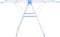 Indoor Outdoor 18M Cloth Dryer Rack White/Blue Cloth Drying Stand