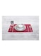 Princess 6-Piece Dobby Jacquard Table Cloth Placemat, , Maroon 30X50cm