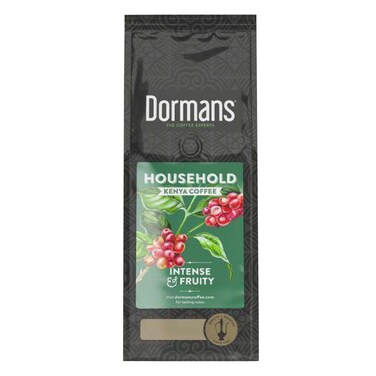 Dormans Household Intense &amp; Fruity Dark Roast Coffee Beans 375g