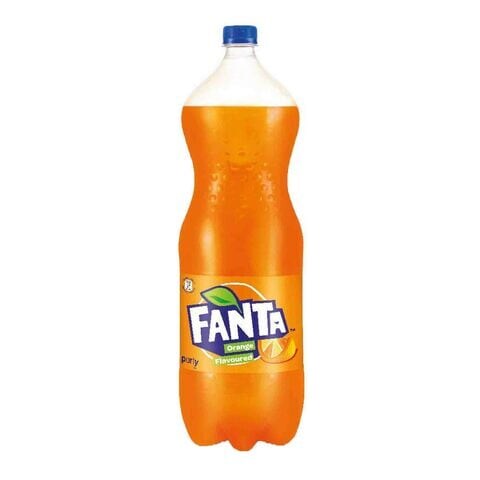 Buy Fanta Orange Flavoured Carbonated Soft Drink 2.25L in Kuwait