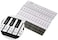 Piano Stickers for Keys For 37/49/54/61/88 keys keyboard the best choice of Piano beginner learner(colorful)