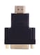 Generic 19 Pin Male To Female Adapter HDMI Black/Gold