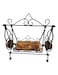 Home Decoration Hand Made Carved Decorative Swing Black/Brown 35cm