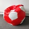 Vital Soccer Bean Bag, Leather Durable Double Stitched Material Sturdy Zippers, Ideal For Teenagers PVC Leather Large Football Bean Bag