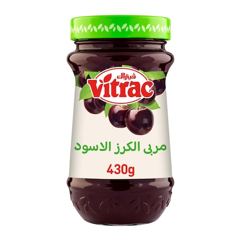 Buy Vitrac Black Cherry Jam - 430 gm in Egypt