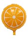2-Piece 18inch Orange Fruit Design Foil Balloon