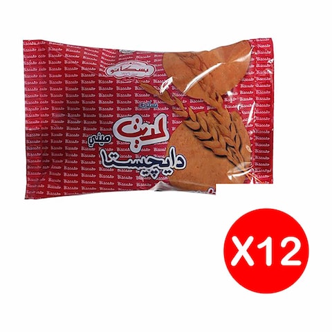 بيسكاتو بسكويت ميني دايجستا لايت بالزبدة - 4 قطع - عبوة من 12