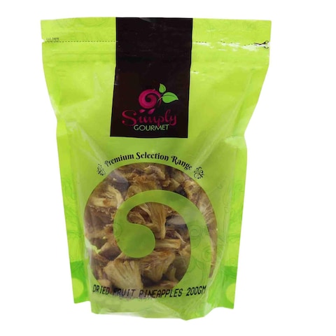Simply Gourmet Dried Fruit Pineapple 250g