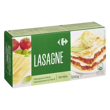 Carrefour Lasagne Sheets 500GR