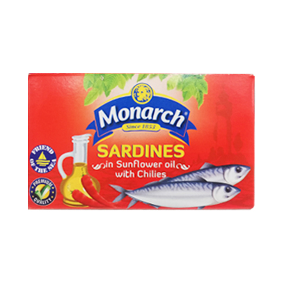 Monarch Sardines In Vegetable Oil 125GR