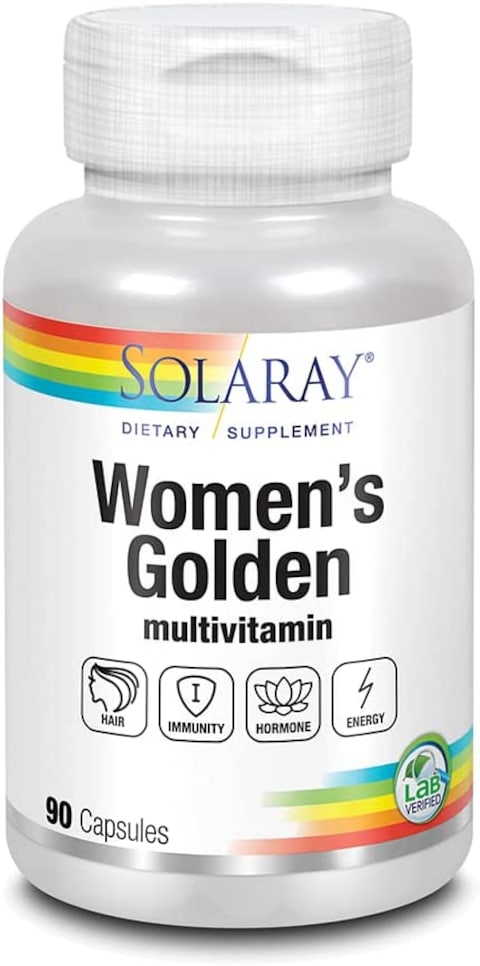 Solaray Women&#39;s Golden Multivitamin Capsules (90 Pieces)