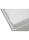Krude 100% Microfiber 90GSM Supersoft Mattress Topper 1Pc Polyester, White 100X200cm