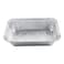 Falcon Aluminium Container With Lid 83163 Silver 10 PCS