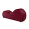 In House In Hosue Romantic Chaise Longue - Burgundy