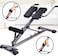Marshal Fitness Roman Chair - Foldable Back Abdominal Waist Exercise Machine, Adjustable Hyperextension Bench, Fitness Training Equipment for Home Gym-MFDS-R034