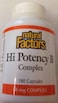 Natural Factors Hi Potency B Complex 50 mg 180 Capsules