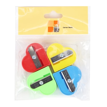 Sharpner Heart Black Out - 4Pcs