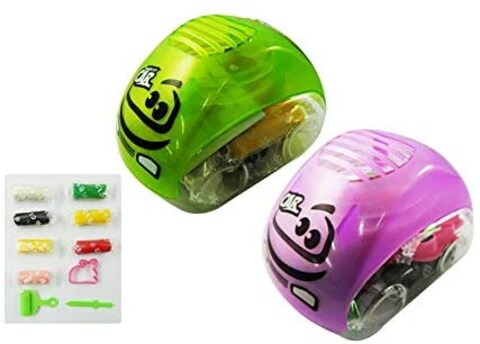 Attractive Clay Car Small Pack, Clay Molds for Kids to Play with, Item is Packed in a Car Shaped Small Container (Single Unit) (Multi-Colour)