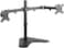 Ntech Dual LCD Monitor Desk Mount Stand Powerful Heavy Duty Fully Adjustable Fits 2 Two Screens Up To 27Inch