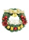 Large Christmas Wreath for Door or Wall, Garland Christmas Home Decoration (Golden Ribbon)