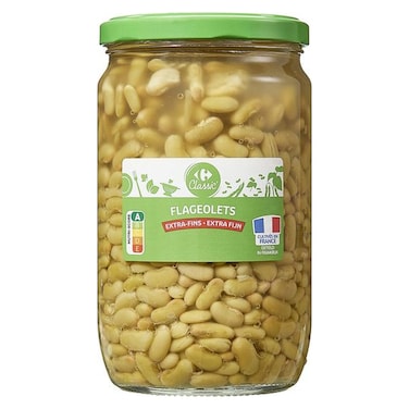 Carrefour Extra-Fine Beans Jar 720ml