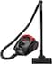 Geepas Cyclonic Vacuum Cleaner, 1400W Cyclonic Vacuum Cleaner, GVC19024, 1.5 L Dust Bag Capacity, Low Noise Operation, Automatic Cord Rewinder Function Floor Brush, Red &amp; Black - 2 Year Warranty