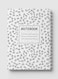 Lowha Spiral Notebook With 60 Sheets And Hard Paper Covers With Letters Design, For Jotting Notes And Reminders, For Work, University, School