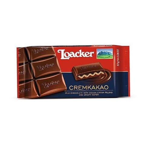 Loacker Chocolate Milk With Cacao Bar 55GR