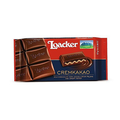 Loacker Chocolate Milk With Cacao Bar 55GR